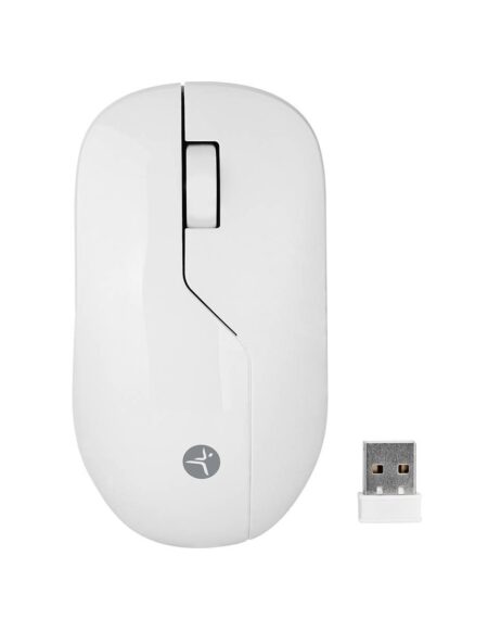 Mouse Inalambrico Techzone Tzacmoi49/1200Dpi/3 Botones/Recargable/Color Blanco