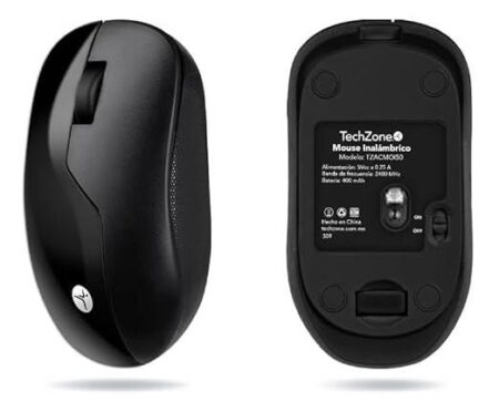 Mouse Inalmbrico Armor Recargable Color Negro