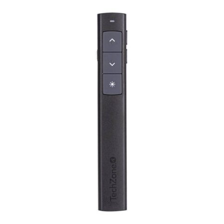 Presentador Con Apuntador Láser Techzone – LED Rojo. Incluye Funda De Tela, 1 Año De Garantía.