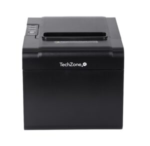 Impresora Termica Techzone Tzbe102 De 80mm, Vel De 250mm/s, 203 Dpi´s, Usb-serial-rj45-rj11, Cortador Automatico, 1 Año De Garantía