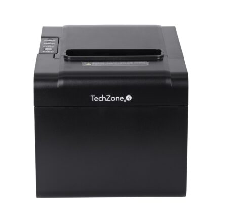 Impresora Termica Techzone Tzbe102 De 80Mm, Vel De 250Mm/S, 203 Dpi´s, USB-Serial-RJ45-RJ11, Cortador Automatico, 1 Año De Garantía