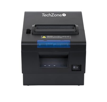 Impresora Termica Techzone Tzbe202 De 80Mm – Vel De 300Mm/S, 203 Dpi´s, USB-Serial-RJ45-RJ11, Cortador Automatico, 1 Año De Garantía
