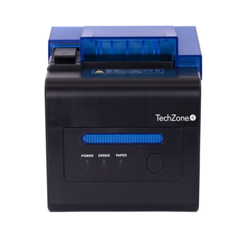 Miniprinter Termica Techzone Tzbe302E 80Mm,USB, Ethernet RJ11,Negro/Azul
