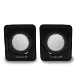 Sistema De Bocinas Techzone 2.0 Con Conexión 3.5Mm - Ideal Para Laptop O Pc.1 Año De Garantía.