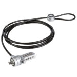 AC-10046 Candado De Combinación 3 En 1 De 1.8Mts, Acero Inoxidable