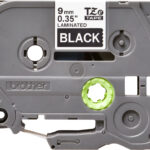 Cinta Brother Tze325 Blanco/Negro 6Mmx8M Pt 1400 9500C 1750