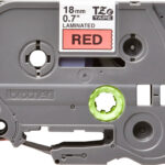 Cinta Brother Tz-441 Negro/Rojo 18Mm Pt300/310B/330/530