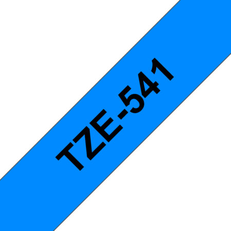 Cinta Brother Tze541 Negro/Azul 18Mm