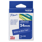 Cinta Brother Tze541 Negro/Azul 18Mm