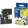 Etiqueta Amarilla Continua Laminada Flexible Brother Tzefx631 – De 12 Mm De Ancho X 8 Mts De Largo. Impresión En Negro.