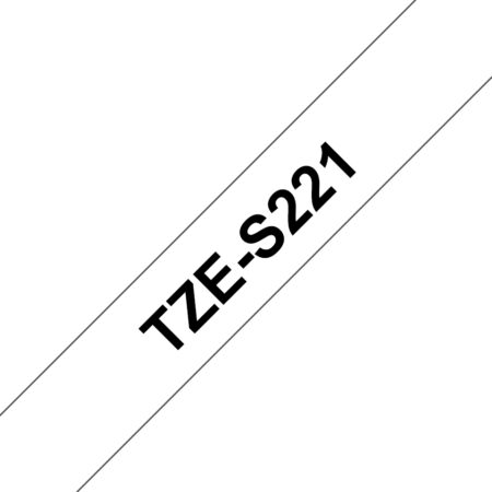 Cinta Brother P/Etiquetas, Blanco 9.53Mm. Tzes221