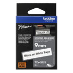 Cinta Brother P/Etiquetas, Blanco 9.53Mm. Tzes221