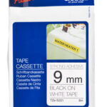 Cinta Brother P/Etiquetas, Blanco 9.53Mm. Tzes221