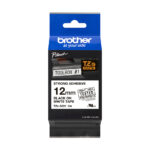 Cinta Brother Tzes231, Tz, Negro Sobre Blanco 12Mm, 8Metros