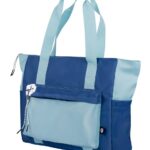 Bolsa Totebag 15.6" Techzone Tzlb01-V Ocean Tote/Con Compartimiento Para Laptop/Azul-Turquesa