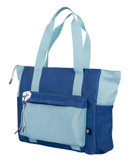 Bolsa Totebag 15.6″ Techzone Tzlb01-V Ocean Tote/Con Compartimiento Para Laptop/Azul-Turquesa