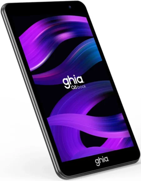 TABLET GHIA GA8N2 A8 BOOK 8″ 4GB RAM/64GB/CAMARA PRINCIPAL DE 5MP/WI-FI/BLUETOOTH/ANDROID 14/NEGRO