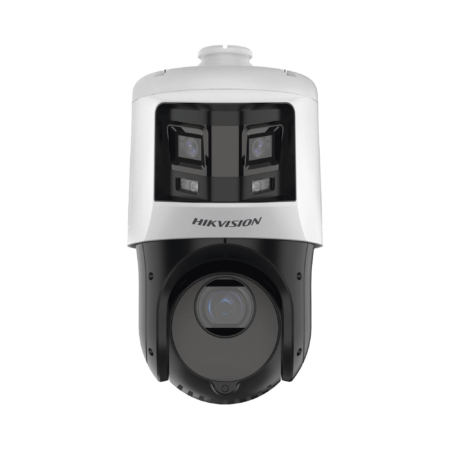 Camara Domo Ptz IP Hikvision Ds-2Se4C425Mwg-E(14F0) 4Mpx/25X Zoom/100 Mts Ir/Ip66/Acusense/PoE+/Entrada-Salida De Audio Y Alarma/Ultra Baja Iluminacion/Micro SD