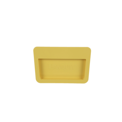 Tapa Final Para Canaletas Panduit Frec4X4Lyl/Fiberrunner 4X4/De Instalacion A Presion/Color Amarillo