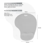 Vortred V-930082 alfombrilla para ratón Cojín de ratón para Juegos Gris