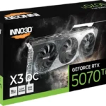 T/Video Inno3D N50702-12D7-195064N Geforce Rtx 5070 Twin X2/12Gb Gddr7/PCI-E 5.0/DP/Color Plata