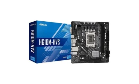 Mb Asrock H610M-Hdv/M.2 Socket 1700/64Gb/DDR4/3200Mhz/Intel H610/HDMI/USB 3.2/SATA 3.0/M.2/Pcie4.0X16/Pciex1/Micro-ATX