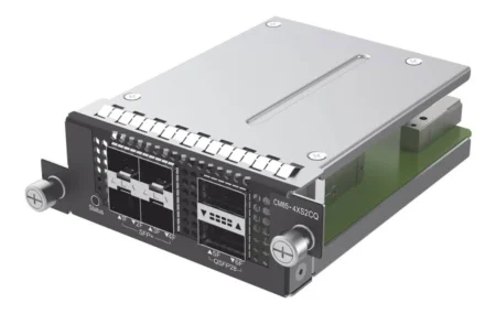 Tarjeta De Expansion Ruijie Cm85-4Xs2Cq, 4X 10G Base-X Sfp+Ports, 2X 100G Base-X Qsfp28 Ports, Compatible Con Rg-Cs85
