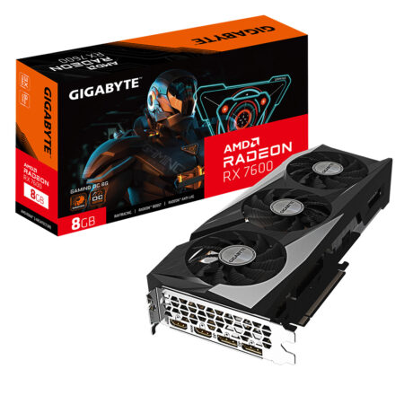 T/Video Gigabyte Gv-R76Gaming Oc-8Gd AMD Radeon Rx 7600 Gaming Oc 8G, 8Gb Gddr6/PCI Express 4.0/2355Mhz/HDMI/DP