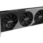 T/Video Inno3D N50703-12D7X-195064L Geforce Rtx 5070 X3 Oc/12Gb Gddr7/PCI-E 5.0/HDMI/DP/Color Gris-Negro