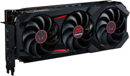 T/Video Powercolor Rx9070Xt 16G-E/Oc Red Devil/AMD Radeon/16Gb Gddr6/PCI-E 5.0 X16/HDMI/DP 2.1