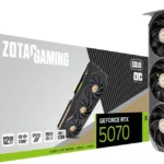 T/Video Zotac Zt-B50710J3-10P Geforce Rtx 5070Ti Solid Ff Oc, 16Gb Gddr7 Dlss/PCIE 5.0/Hmdi/3Xdp/3Xfan