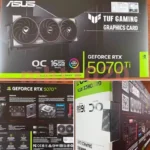 T/Video ASUS Tuf-Rtx5070Ti-16G-Gaming Geforce Rtx 5070 Ti, 16Gb Gddr7/256-Bit/PCIE 5.0/2Xhdmi/3Xdp/3Xfan