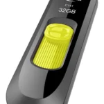 Memoria USB 2.0 32Gb Teamgroup Tc14132Gy01 C141, Color Negro/Amarillo