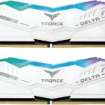 Memoria DDR5 32Gb 5600Mhz Teamgroup T-Force Delta Ff4D532G5600Hc36Bdc01 (2X16Gb), Rgb, Color Blanco, Pc5-44800, Cl36, Xmp