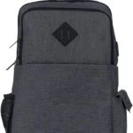 TechZone TZ19LBP02 mochila Negro / Gris Nylon, Poliéster
