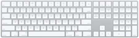 Apple MK2C3E/A teclado USB + Bluetooth Español Plata, Blanco