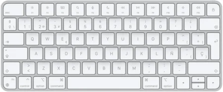 Apple Magic Teclado Universal USB + Bluetooth Español Aluminio, Blanco (Precio Limitado A Stock)