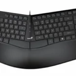 TECLADO ALAMBRICO GENIUS RGO KB-700, REPOSAMUÑECAS, COLOR NEGRO, 31310053401