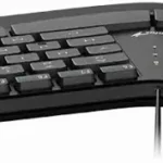 TECLADO ALAMBRICO GENIUS RGO KB-700, REPOSAMUÑECAS, COLOR NEGRO, 31310053401