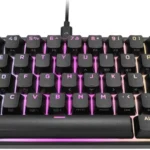 TECLADO INALAMBRICO GAMER CORSAIR K65 PLUS WIRELESS RGB/75%/INGLES/COLOR NEGRO, CH-91D401L-NA