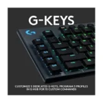 Teclado Mecanico Logitech G815 Rgb Gl Tactile Lightsync/Alambrico/USB/Negro, 920-008984