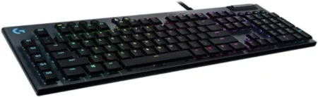 Teclado Mecanico Logitech G815 Rgb Gl Tactile Lightsync/Alambrico/USB/Negro, 920-008984