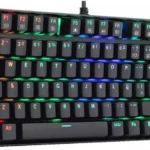 TECLADO ALAMBRICO MACANICO TKL REDRAGON K552RGB-SP RGB/SWITCH BLUE/COLOR NEGRO