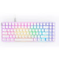 Teclado Alambrico Gamer Nzxt Kb-002Nw-Us Function 2 Minitkl, Optomecanico, Rgb, Switch Optico Red, Ingles, Color Blanco
