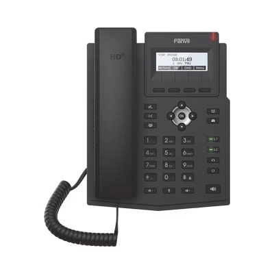 Telefono IP Con Pantalla Fanvil W611W/2 Lineas Sip/Inalambrico/IP67/Color Negro