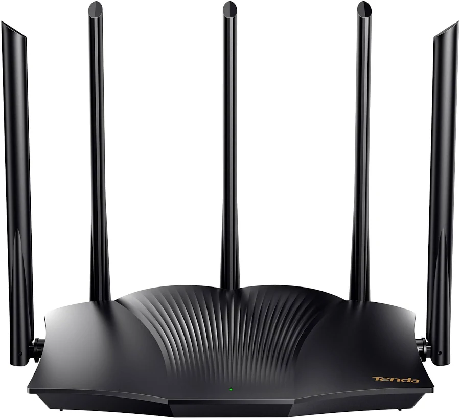 ROUTER INALAMBRICO TENDA AX3000 MU-MIMO 2.4-5GHZ/DOBLE BANDA/5 PUERTOS RJ45/WI-FI 6/ RX12L PRO