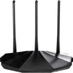 ROUTER WIFI 6 AX1500 TENDA RX2PRO DOBLE BANDA/5 ANTENAS DE ALTA GANANCIA DE 6DBI/3 PUERTOS LAN GIGABIT/WPA3+OFDMA+MU-MIMO/COLOR NEGRO