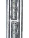Tensor De 5/8" X 12" Syscom Towers Acero Forjado Ojo-Ojo Galv/Inmersion En Caliente/Carga Max. 3500Lbs/Ten5/8X12Ooj