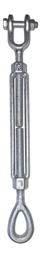 Tensor De 5/8" X 9" Syscom Towers Acero Forjado/ojo-quijada/galv. Inmersion En Caliente/carga Max. 3500lbs/ten5/8x9oqj
