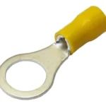 Terminal Tipo Ojo 1/4"/12-10 Awg Epcom Ae50242, Amarillo, 25 Piezas